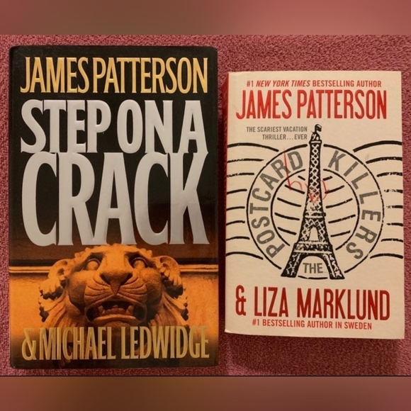 "Step On A Crack" & "The Postcard Killers" Book Bundle (X2) - James Patterson - Picture 1 of 5